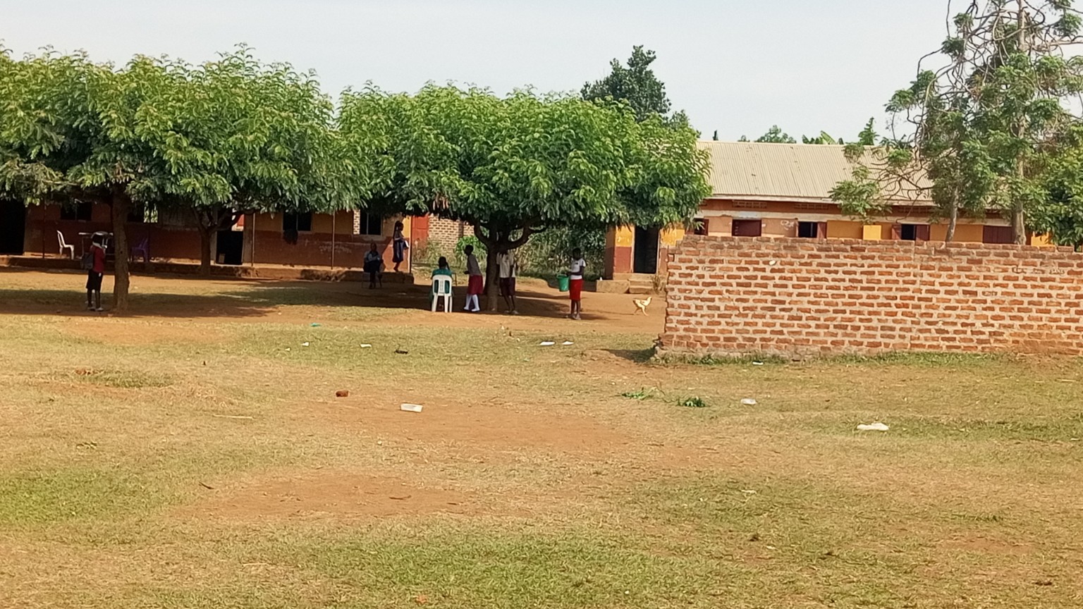 School compound and learning buildings